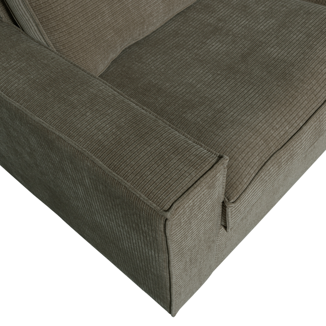 Hajo Hoekbank Rechts Ribstof Forest van WOOOD – Luxe comfort op maat van PureWonen. Vraag naar de beste prijs.