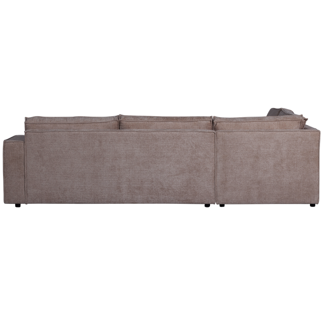 Hajo Hoekbank Links Chenille Taupe van WOOOD – Luxe comfort op maat van PureWonen. Vraag naar de beste prijs.
