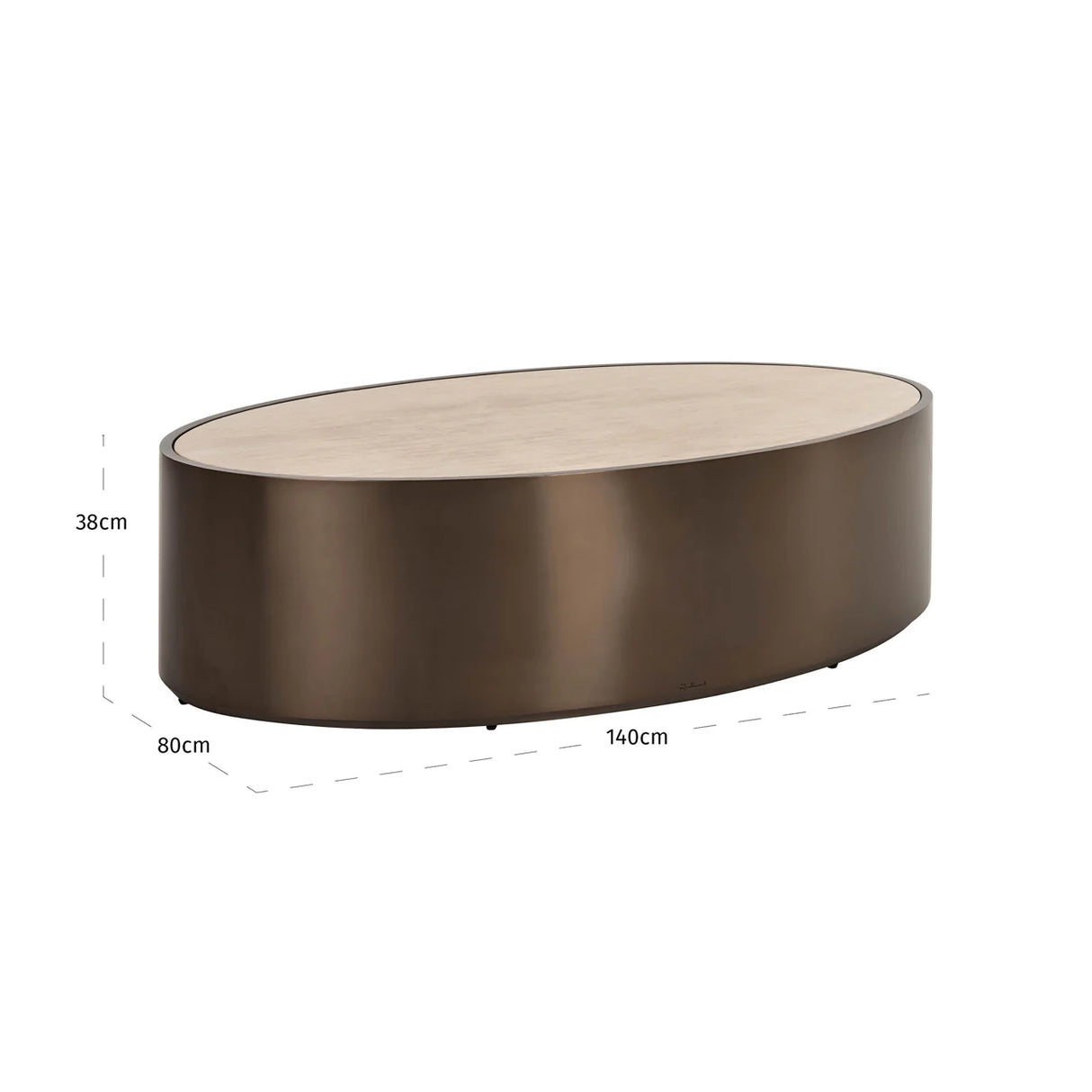 Salontafel Bonanza bronze