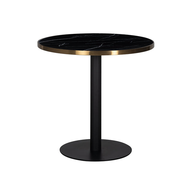 Bistro eettafel Zenza 80Ø (Black) van Richmond Interiors - laagste prijs offerte van PureWonen