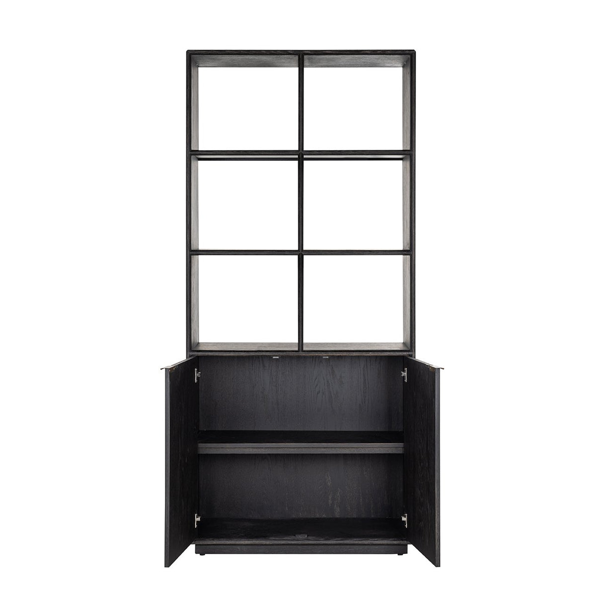 Boekenkast Blackbone brass 2-deuren (Black rustic) van Richmond Interiors – Luxe comfort op maat van PureWonen. Vraag naar de beste prijs.