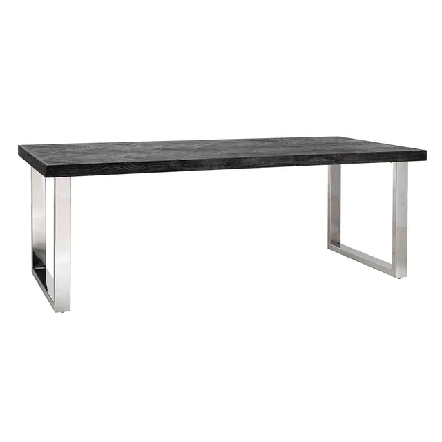Eettafel Blackbone silver 220 (Black rustic) van Richmond Interiors – Luxe comfort op maat van PureWonen. Vraag naar de beste prijs.
