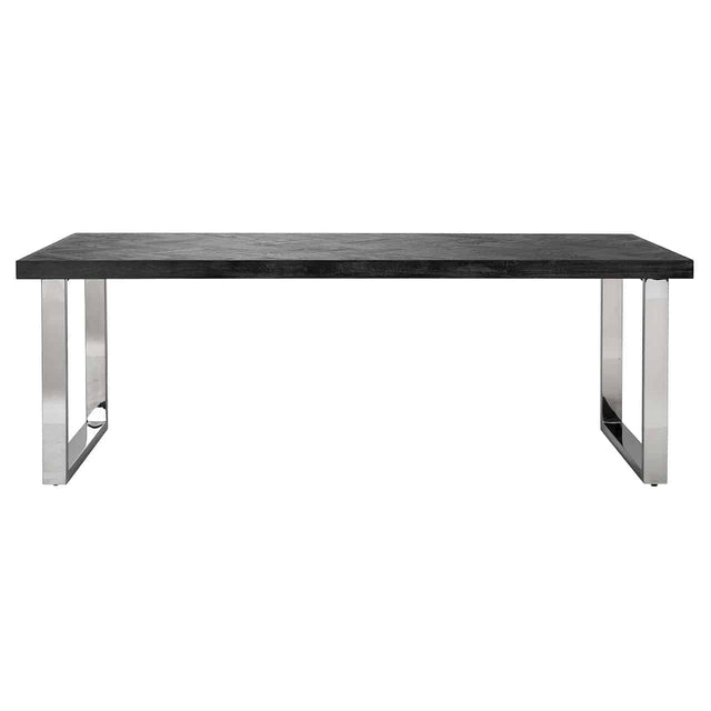 Eettafel Blackbone silver 220 (Black rustic) van Richmond Interiors – Luxe comfort op maat van PureWonen. Vraag naar de beste prijs.
