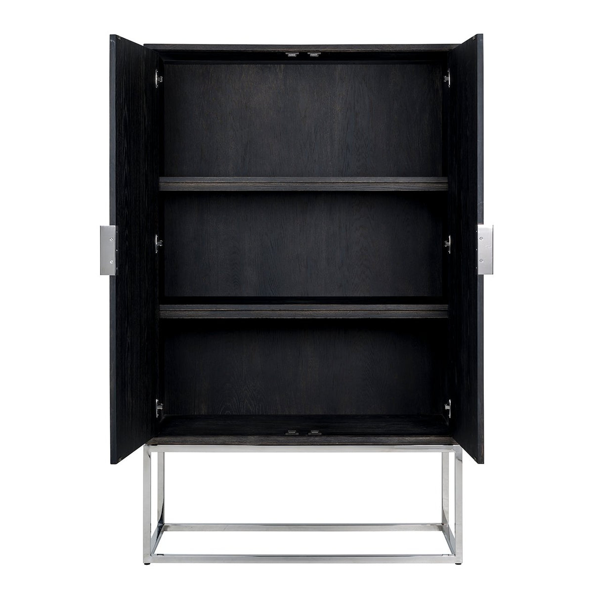 Wandkast Blackbone silver 2-deuren laag (Black rustic) van Richmond Interiors – Luxe comfort op maat van PureWonen. Vraag naar de beste prijs.