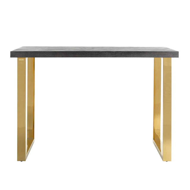 Bartafel Blackbone gold 160 (Black rustic) van Richmond Interiors - laagste prijs offerte van PureWonen