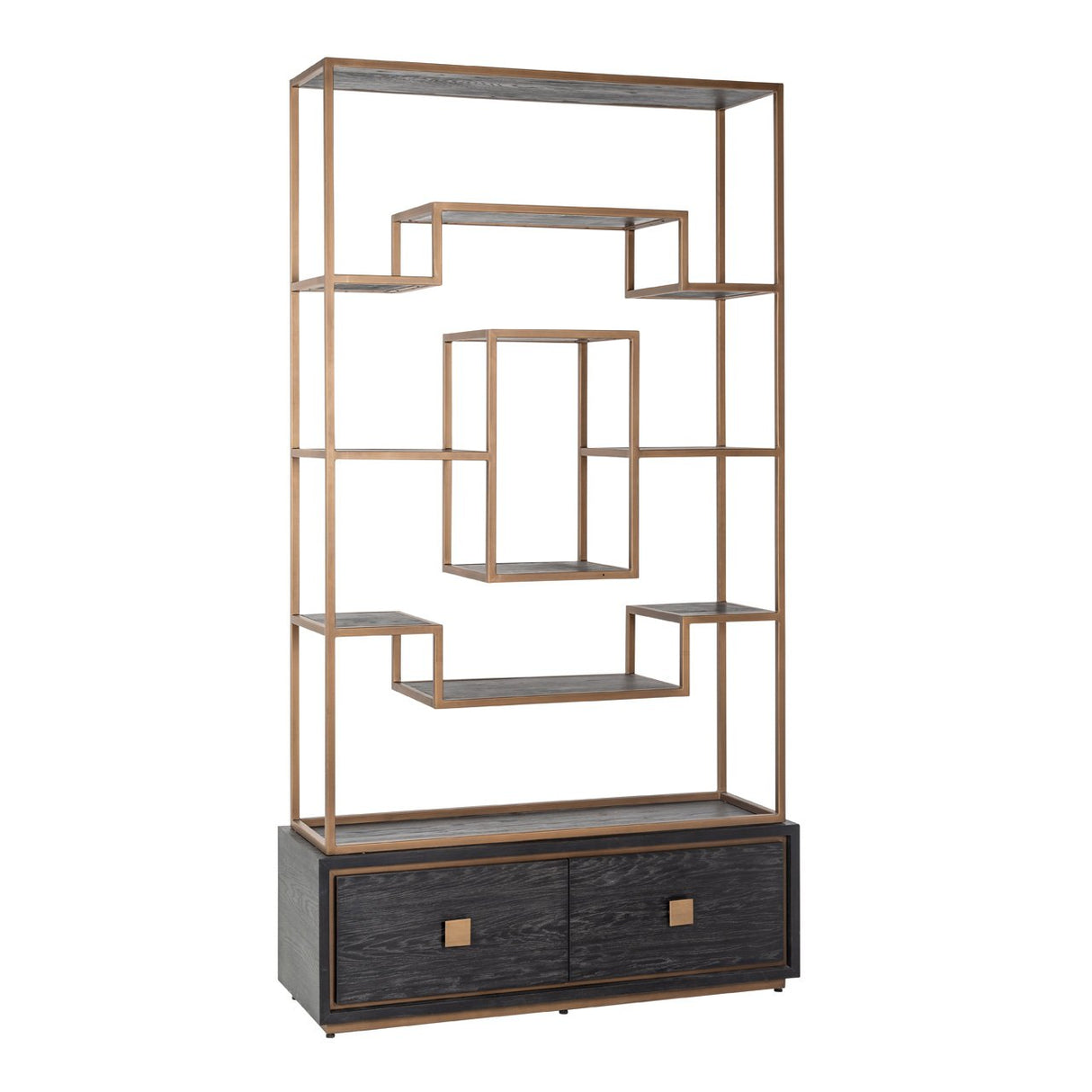 Wandkast Hunter 2-laden (Black rustic) van Richmond Interiors – Luxe comfort op maat van PureWonen. Vraag naar de beste prijs.