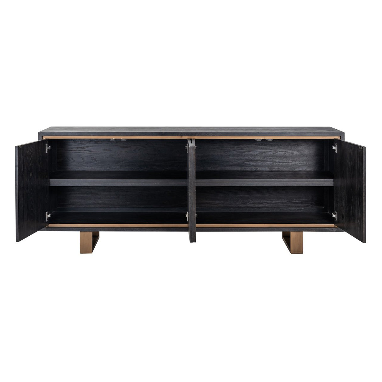 Dressoir Hunter 4-deuren (Black rustic) van Richmond Interiors – Luxe comfort op maat van PureWonen. Vraag naar de beste prijs.