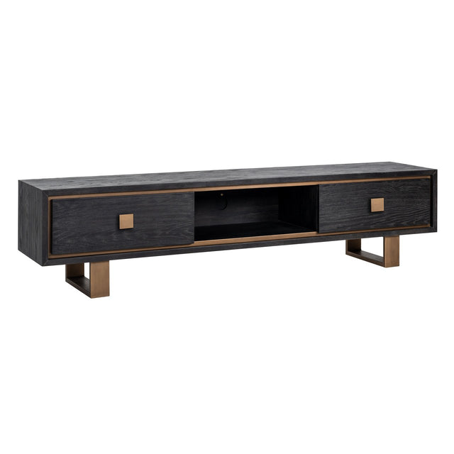 TV-dressoir Hunter 2-laden (Black rustic) van Richmond Interiors – Luxe comfort op maat van PureWonen. Vraag naar de beste prijs.