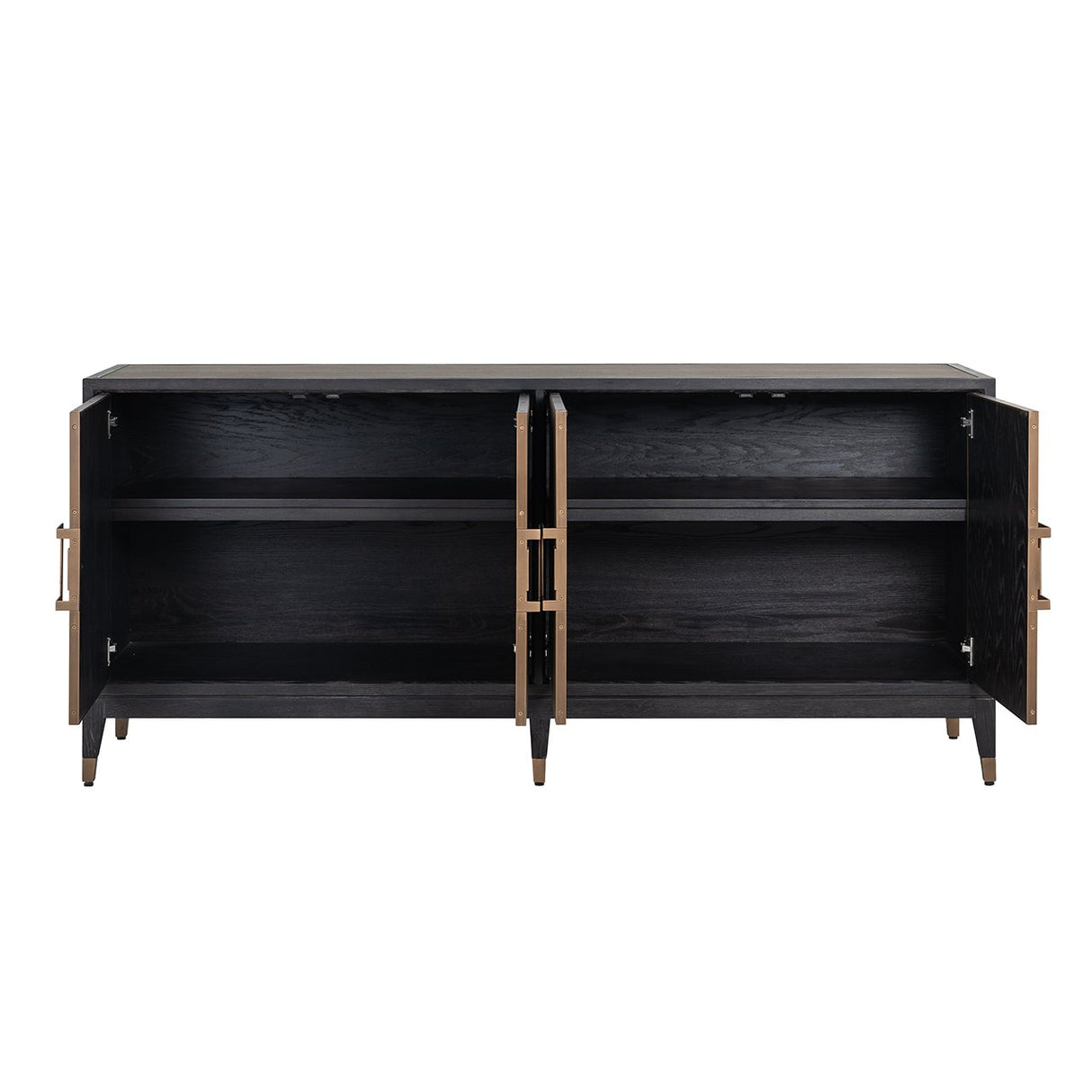 Dressoir Bloomville 4-deuren (Gold) van Richmond Interiors – Luxe comfort op maat van PureWonen. Vraag naar de beste prijs.
