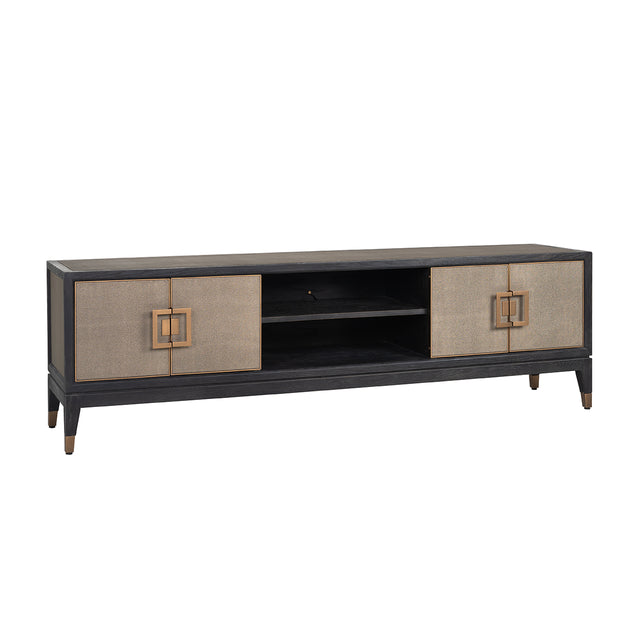 TV-dressoir Bloomville 4-deuren (Gold) van Richmond Interiors – Luxe comfort op maat van PureWonen. Vraag naar de beste prijs.