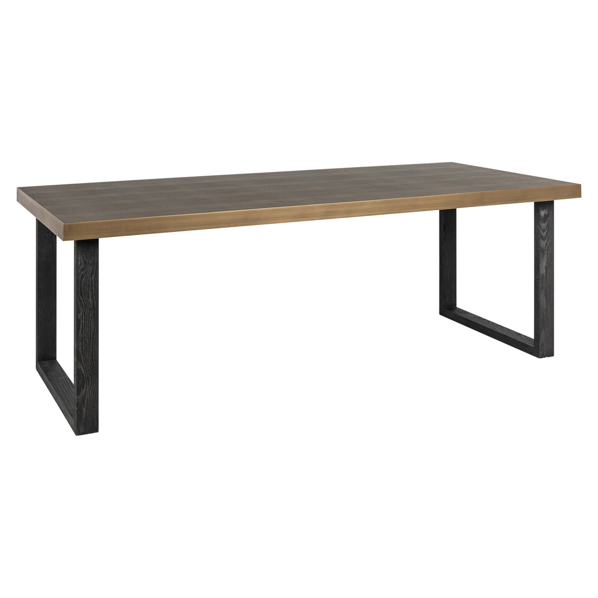 Eettafel Bloomville brass shagreen incl. glass top 230 van Richmond Interiors – Luxe comfort op maat van PureWonen. Vraag naar de beste prijs.
