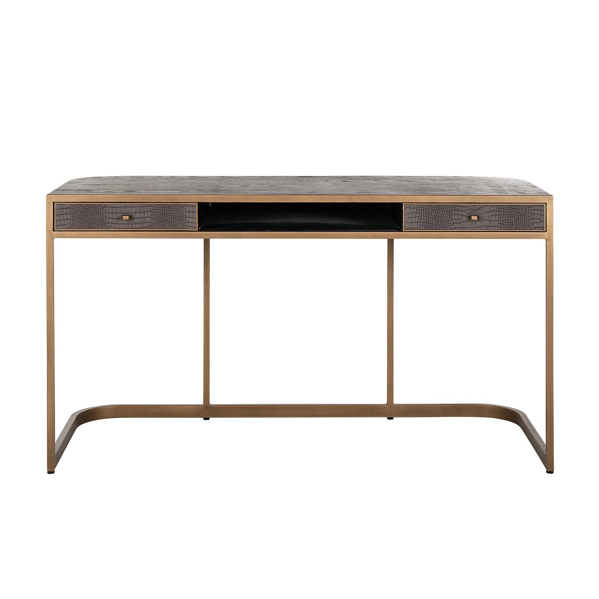 Bureau Classio 2-laden (Brushed Gold) van Richmond Interiors – Luxe comfort op maat van PureWonen. Vraag naar de beste prijs.