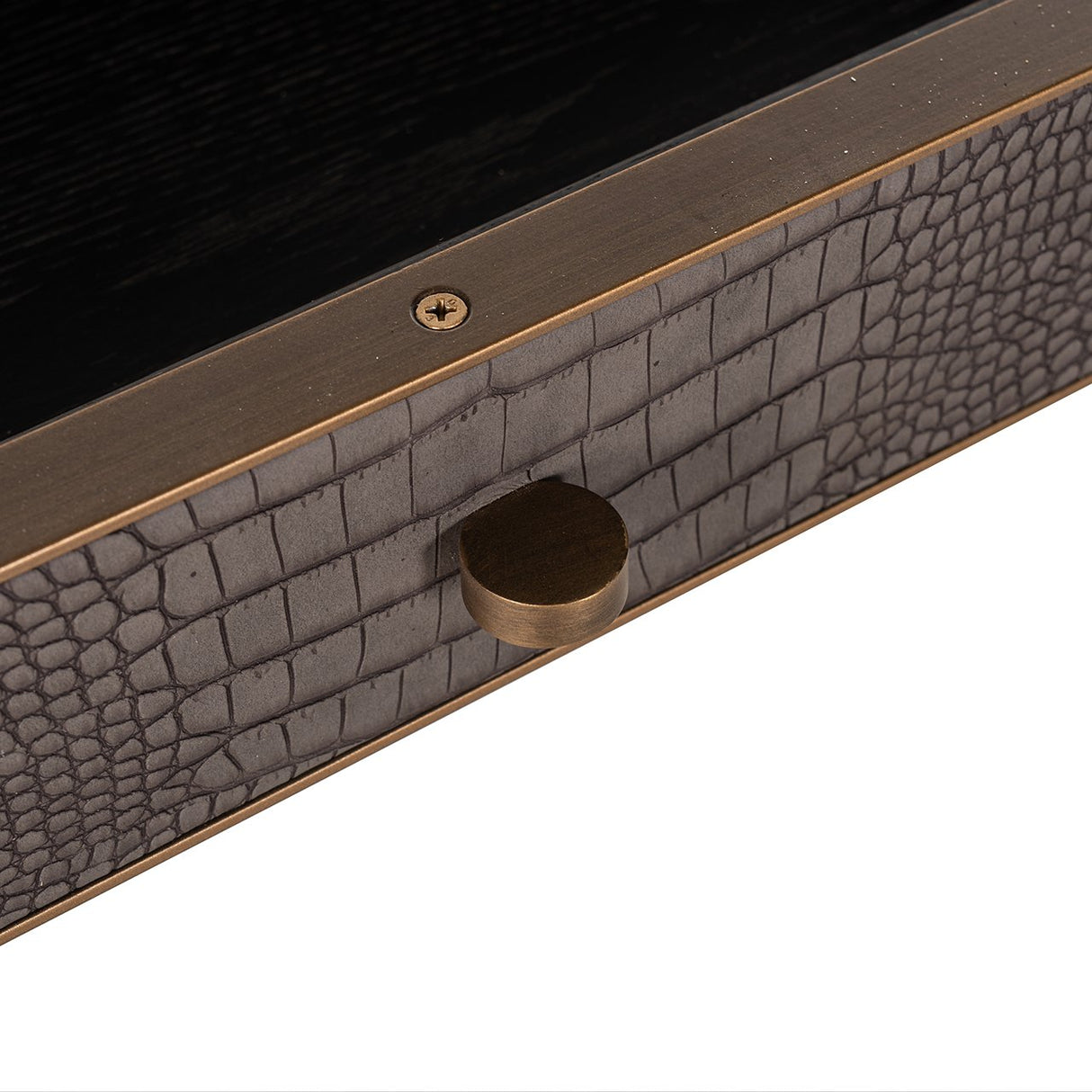 Bureau Classio 2-laden (Brushed Gold) van Richmond Interiors – Luxe comfort op maat van PureWonen. Vraag naar de beste prijs.