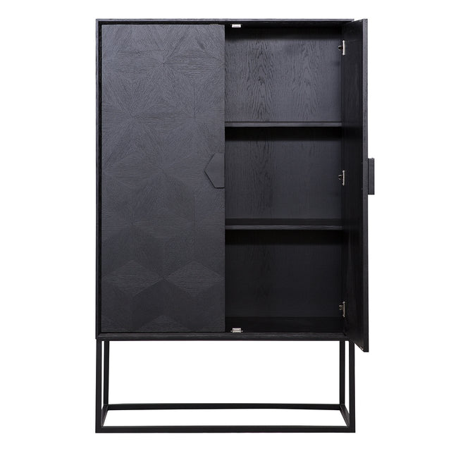 Wandkast Blax 2-deuren (Black) van Richmond Interiors – Luxe comfort op maat van PureWonen. Vraag naar de beste prijs.