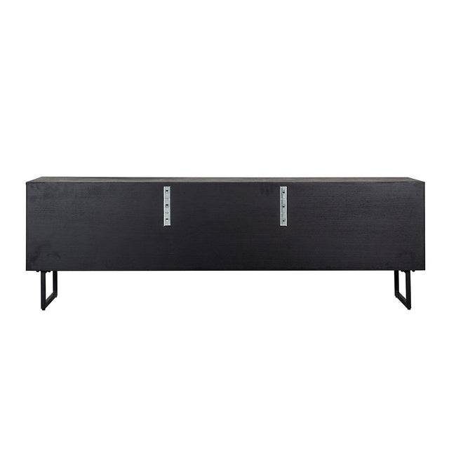 TV-dressoir Blax 2-kleppen 1-plank (Black) van Richmond Interiors – Luxe comfort op maat van PureWonen. Vraag naar de beste prijs.