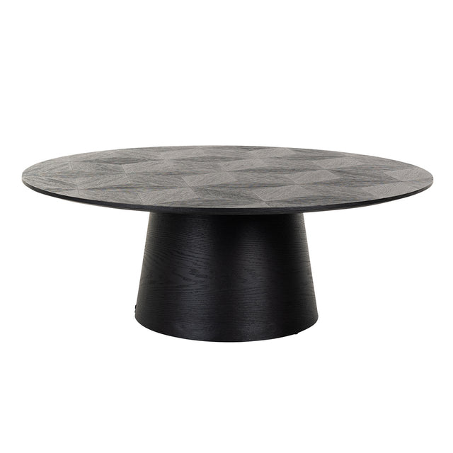 Salontafel Blax 110Ø (Black) van Richmond Interiors – Luxe comfort op maat van PureWonen. Vraag naar de beste prijs.