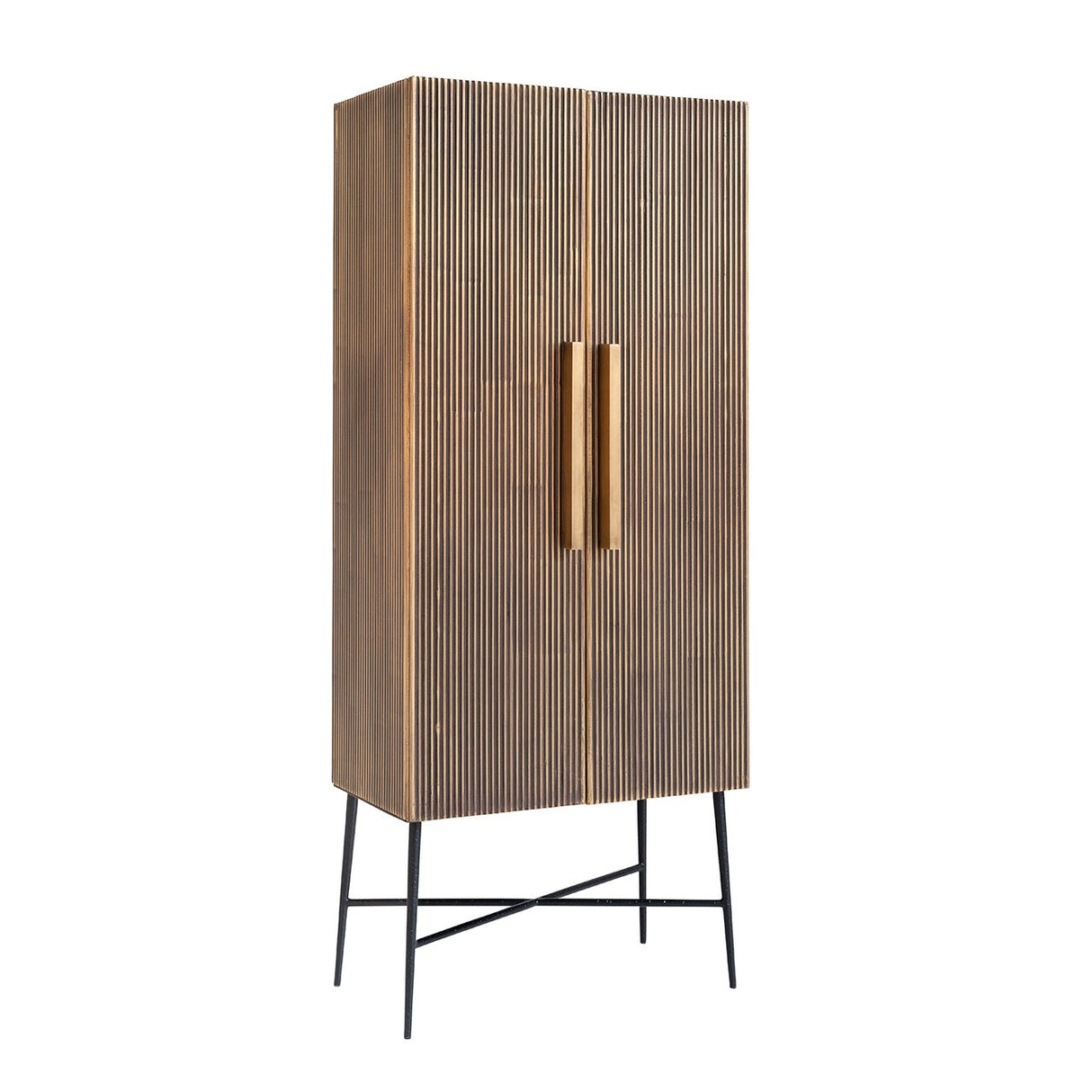 Wandkast Ironville 2-deuren (Gold) van Richmond Interiors – Luxe comfort op maat van PureWonen. Vraag naar de beste prijs.