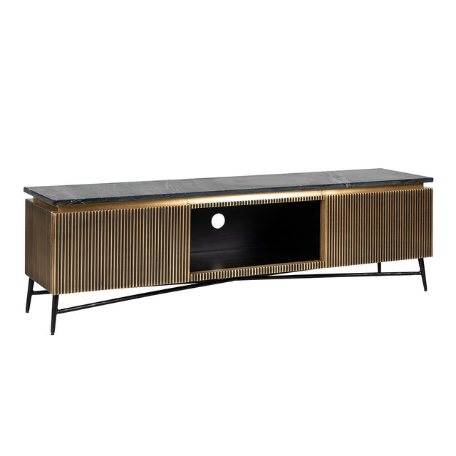 TV-dressoir Ironville 2-deuren (Gold) van Richmond Interiors – Luxe comfort op maat van PureWonen. Vraag naar de beste prijs.