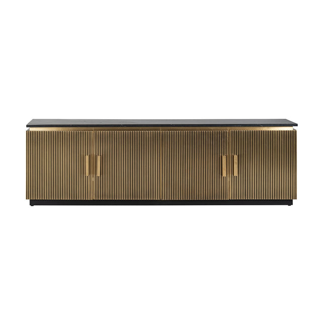 TV-dressoir Ironville 4-deuren (Gold) van Richmond Interiors – Luxe comfort op maat van PureWonen. Vraag naar de beste prijs.