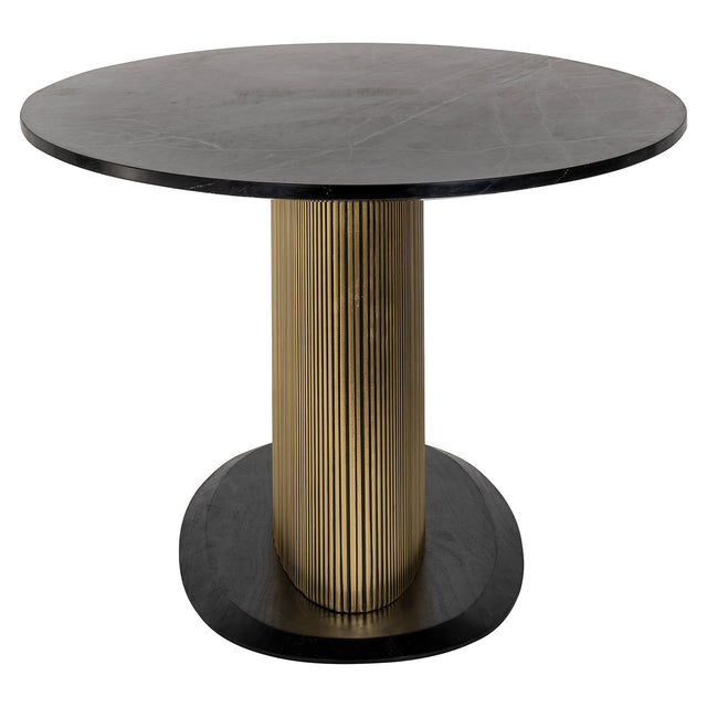 Eettafel Ironville ovaal 235 (Black/gold) van Richmond Interiors – Luxe comfort op maat van PureWonen. Vraag naar de beste prijs.