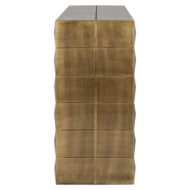 Wandtafel Collada (Brushed Gold) van Richmond Interiors – Luxe comfort op maat van PureWonen. Vraag naar de beste prijs.