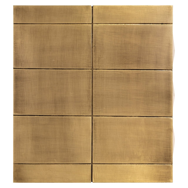 Nachtkast Collada 3-laden (Brushed Gold) van Richmond Interiors – Luxe comfort op maat van PureWonen. Vraag naar de beste prijs.