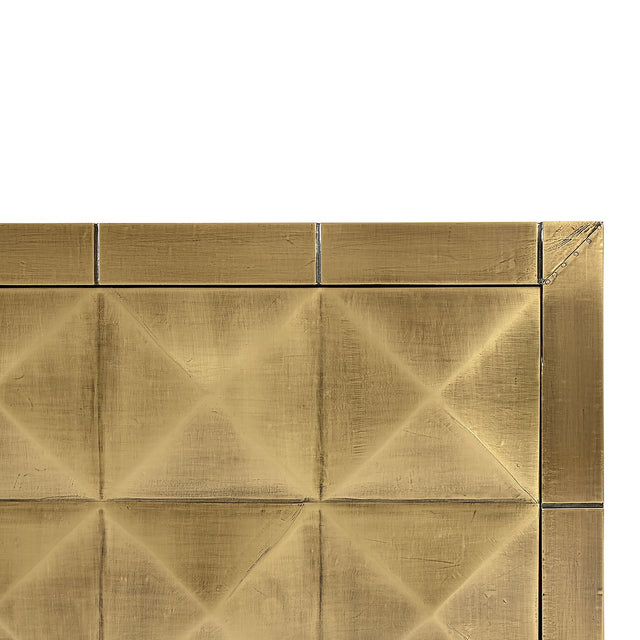 TV-dressoir Collada 4-doors (Brushed Gold) van Richmond Interiors – Luxe comfort op maat van PureWonen. Vraag naar de beste prijs.