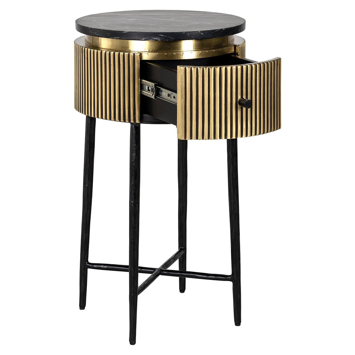 Bijzettafel Ironville (Gold) van Richmond Interiors – Luxe comfort op maat van PureWonen. Vraag naar de beste prijs.