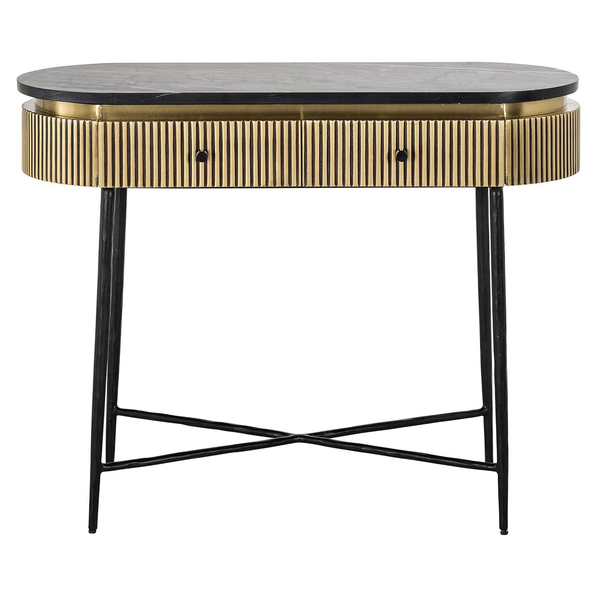 Wandtafel Ironville (Gold) van Richmond Interiors – Luxe comfort op maat van PureWonen. Vraag naar de beste prijs.