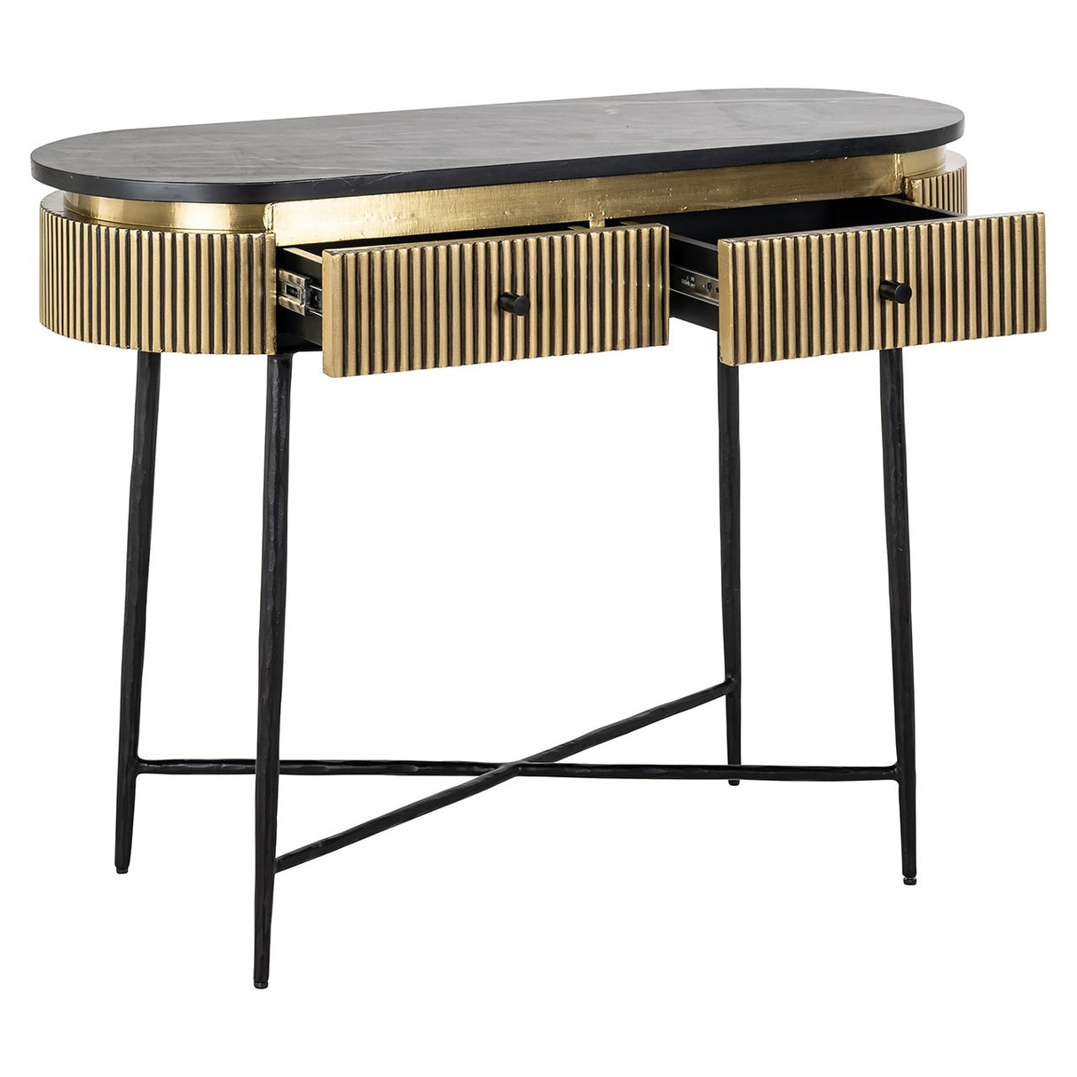 Wandtafel Ironville (Gold) van Richmond Interiors – Luxe comfort op maat van PureWonen. Vraag naar de beste prijs.