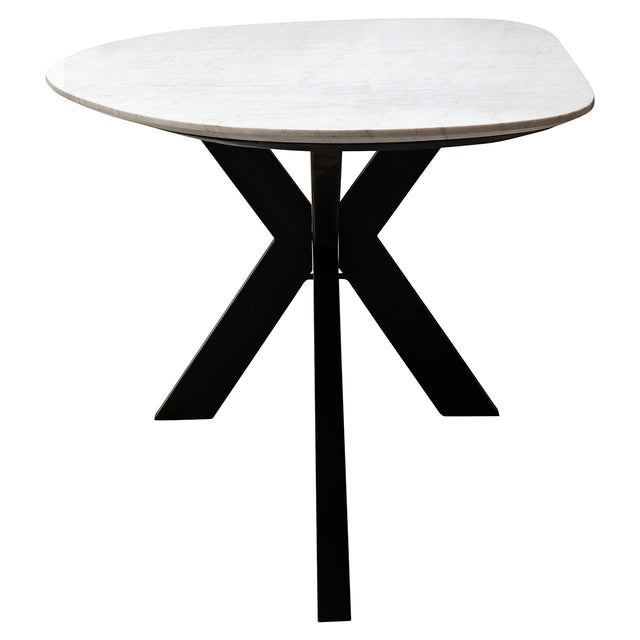 Eettafel Trocadero wit (Black/white) van Richmond Interiors – Luxe comfort op maat van PureWonen. Vraag naar de beste prijs.