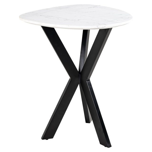 Bijzettafel Trocadero wit (Black/white) van Richmond Interiors – Luxe comfort op maat van PureWonen. Vraag naar de beste prijs.