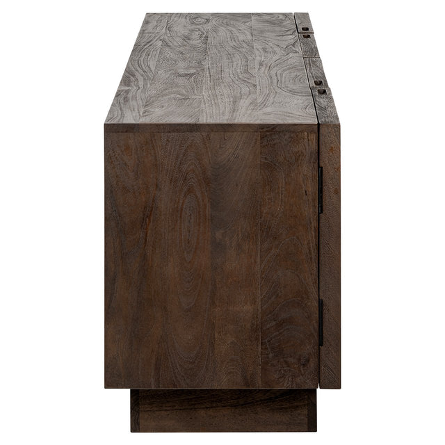 TV-dressoir Bryant 4-deuren (Brown) van Richmond Interiors – Luxe comfort op maat van PureWonen. Vraag naar de beste prijs.