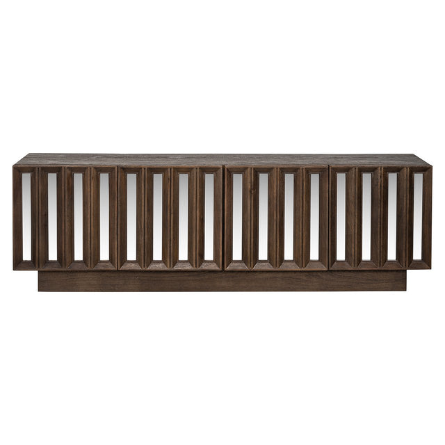 TV-dressoir Bryant 4-deuren (Brown) van Richmond Interiors – Luxe comfort op maat van PureWonen. Vraag naar de beste prijs.