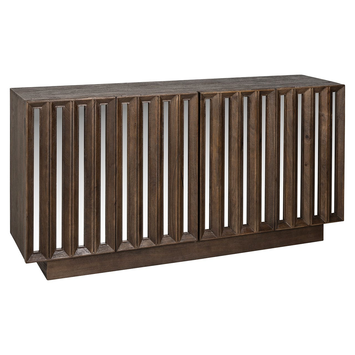 Dressoir Bryant 4-deuren (Brown) van Richmond Interiors – Luxe comfort op maat van PureWonen. Vraag naar de beste prijs.