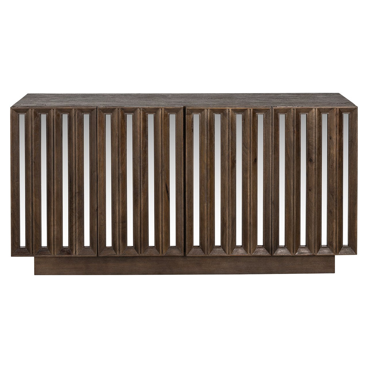 Dressoir Bryant 4-deuren (Brown) van Richmond Interiors – Luxe comfort op maat van PureWonen. Vraag naar de beste prijs.