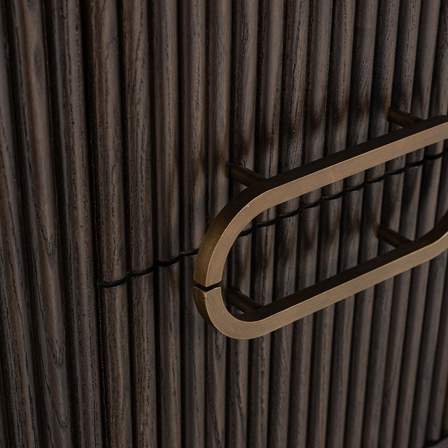 Nachtkastje Luxor 1-deur (Brown) van Richmond Interiors – Luxe comfort op maat van PureWonen. Vraag naar de beste prijs.