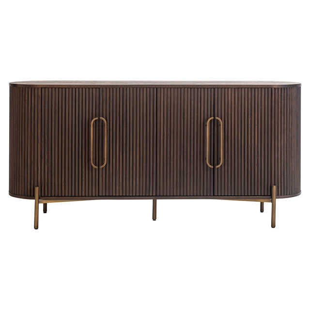 Dressoir luxor 4-deurs (Brown) van Richmond Interiors – Luxe comfort op maat van PureWonen. Vraag naar de beste prijs.