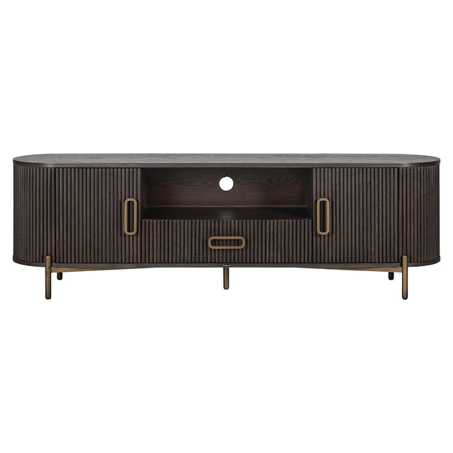 TV-dressoir Luxor 2-deuren 1-lade (Brown) van Richmond Interiors – Luxe comfort op maat van PureWonen. Vraag naar de beste prijs.