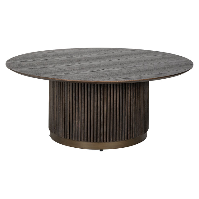 Salontafel Luxor 100Ø (Brown) van Richmond Interiors – Luxe comfort op maat van PureWonen. Vraag naar de beste prijs.
