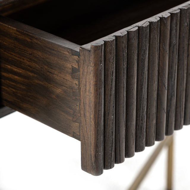 Wandtafel Luxor 1-lade (Brown) van Richmond Interiors – Luxe comfort op maat van PureWonen. Vraag naar de beste prijs.