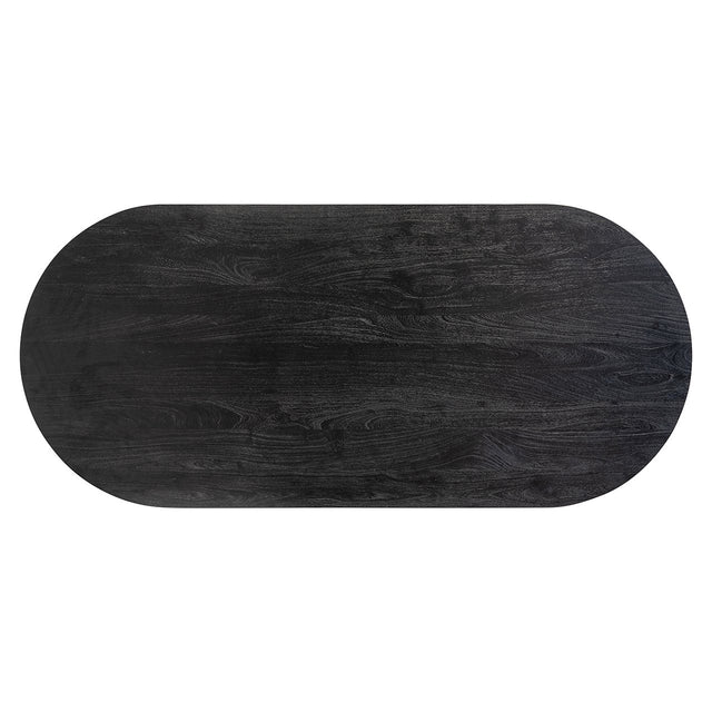 Eettafel Revelin 200 (Black/gold) van Richmond Interiors – Luxe comfort op maat van PureWonen. Vraag naar de beste prijs.