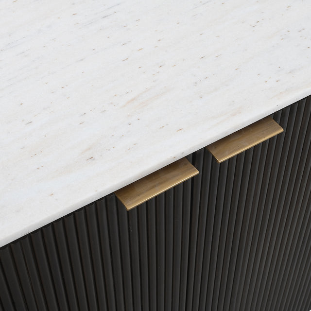 Dressoir Mayfield 4-deurs (Brown) van Richmond Interiors – Luxe comfort op maat van PureWonen. Vraag naar de beste prijs.