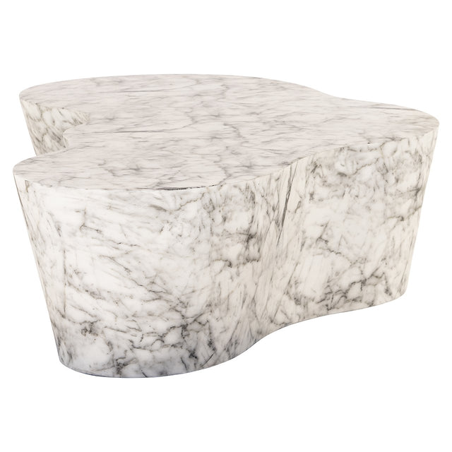 Salontafel Rockyard faux wit marmer indoor/outdoor (White) van Richmond Interiors – Luxe comfort op maat van PureWonen. Vraag naar de beste prijs.