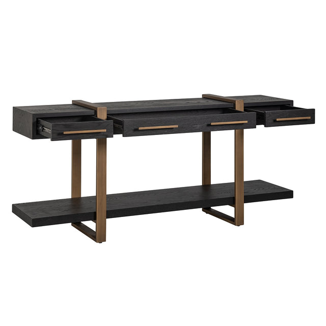 Dressoir Cambon 3-laden (Dark coffee) van Richmond Interiors – Luxe comfort op maat van PureWonen. Vraag naar de beste prijs.