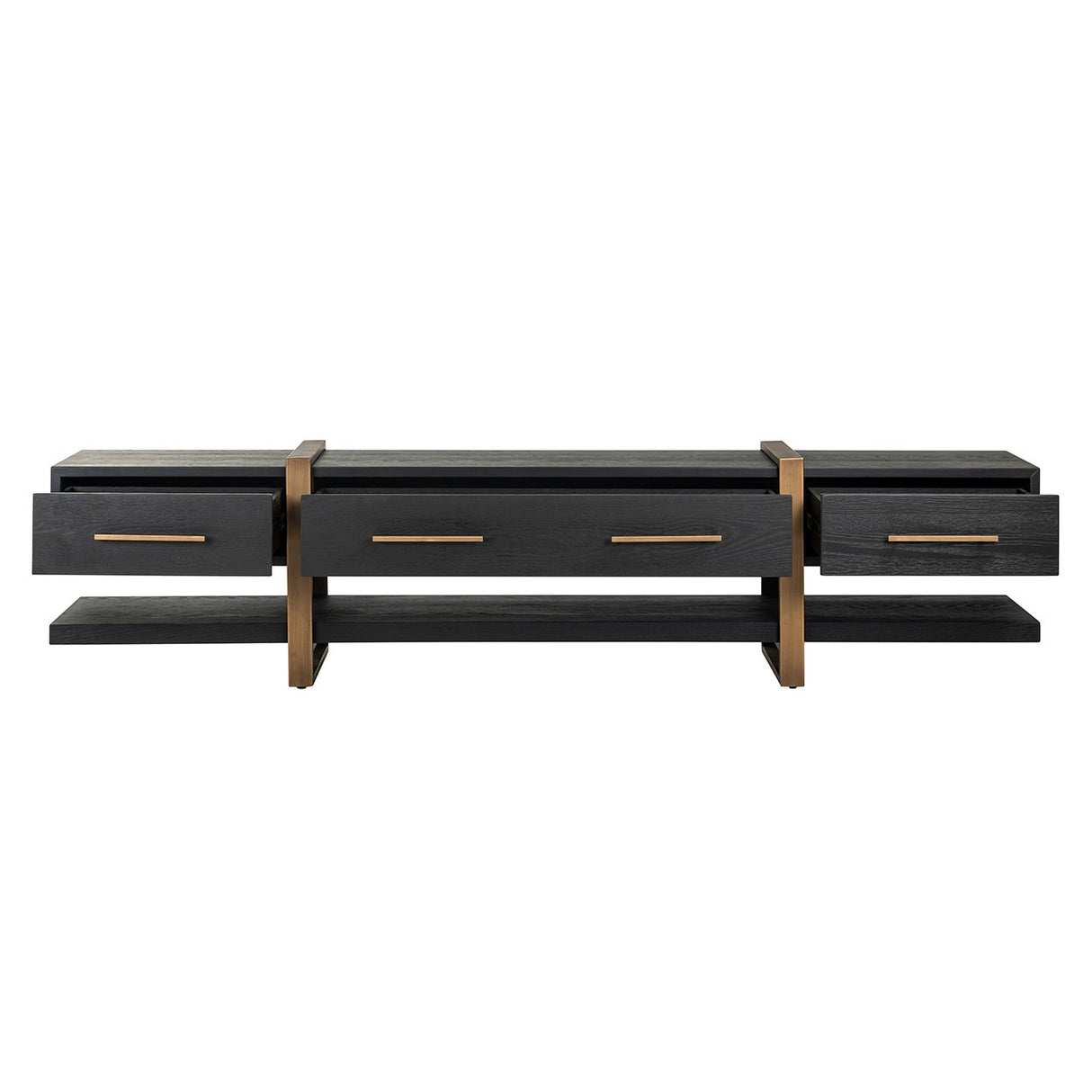 TV-dressoir Cambon 3-laden (Dark coffee) van Richmond Interiors – Luxe comfort op maat van PureWonen. Vraag naar de beste prijs.