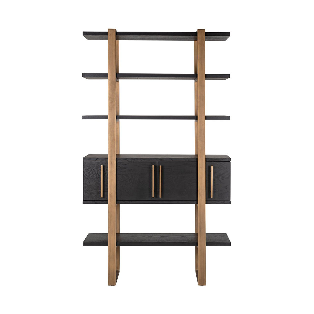Wandkast Cambon 4-deuren 4-planken (Dark coffee) van Richmond Interiors – Luxe comfort op maat van PureWonen. Vraag naar de beste prijs.