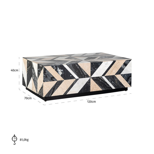 Salontafel Rostelli van Richmond Interiors – Luxe comfort op maat van PureWonen. Vraag naar de beste prijs.