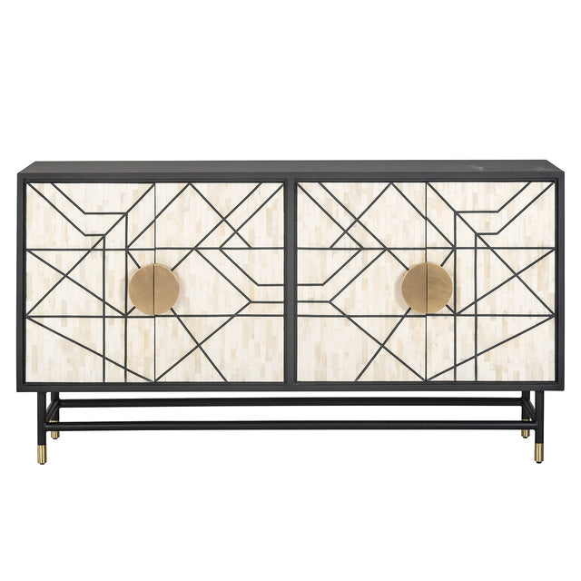 Dressoir Novas 4-deuren van Richmond Interiors – Luxe comfort op maat van PureWonen. Vraag naar de beste prijs.