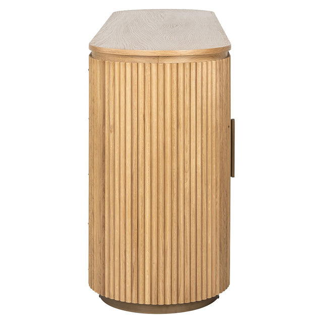 Dressoir Belfort 4-deurs (Natural oak) van Richmond Interiors – Luxe comfort op maat van PureWonen. Vraag naar de beste prijs.